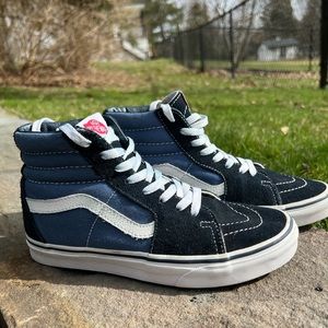 Vans SK-8 Hi Shoe/ Sneaker Navy 5.5M/7.0W